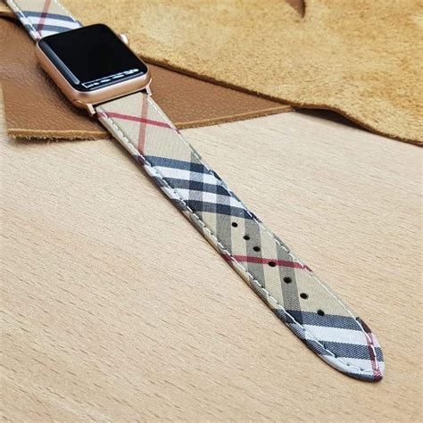 authentic Burberry apple watch band